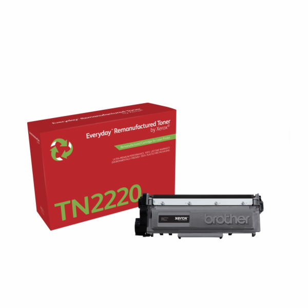 Xerox Everyday Black Toner ers.  Brother TN2220 Stand. Cap.