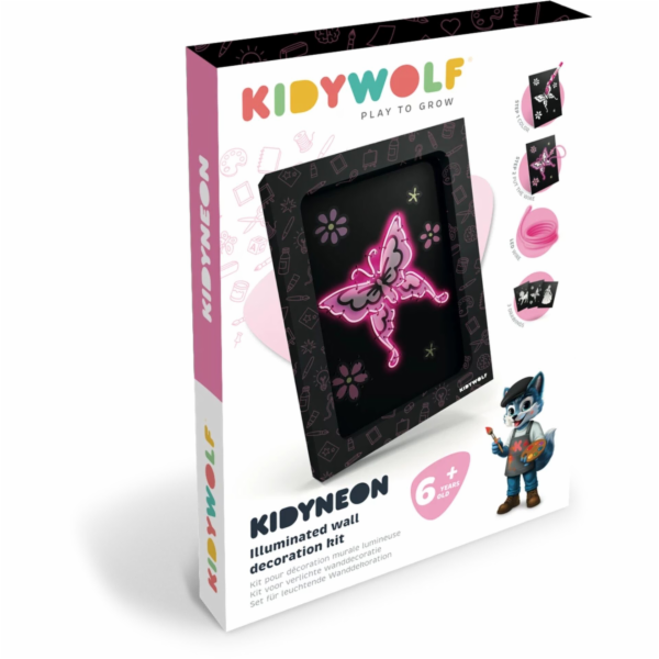 Kidywolf Illuminated Wall  Decoration Set 3-pieces Princess