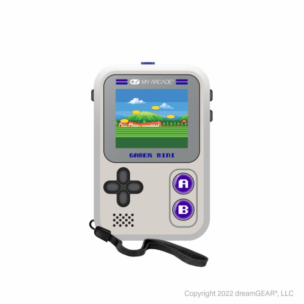dreamGear My Arcade Gamer Mini  Classic Gray &amp; Purple