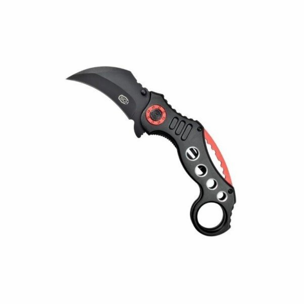 Nůž SCK Steel Claw Knives Karambit K29, černý a červený