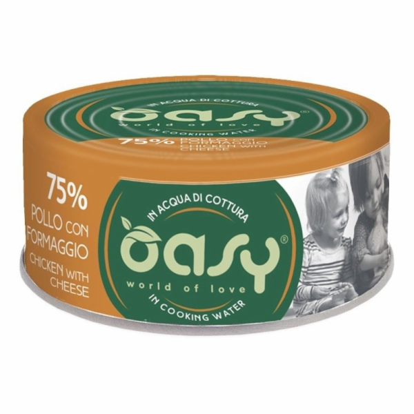 OASY More Love Chicken with cheese - mokré krmivo pro koč...