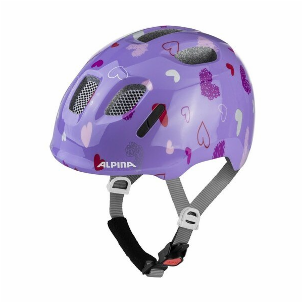 Cyklistická přilba ALPINA XIMO 2 PURPLE HEARTS GLOSS 49–54