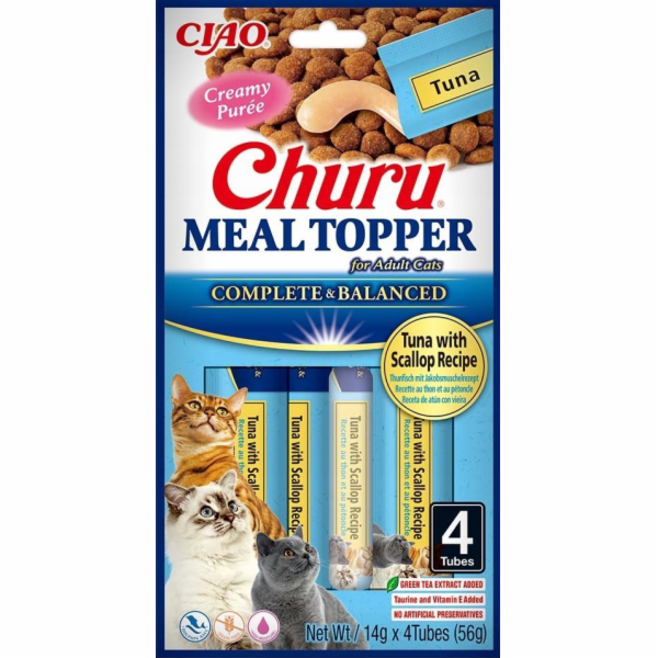 INABA Churu Meal Topper Tuna with scallop - pamlsek pro k...