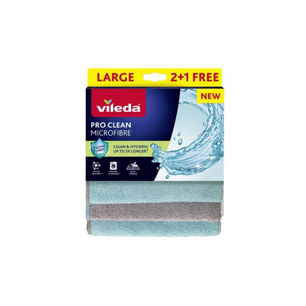 Mikrouterka Vileda Pro Clean, bal 2+1 ks