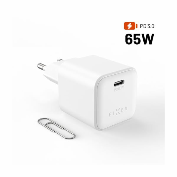Fixed Pevná mini nabíječka 1x USB-C 3,25 A (FIXCG65M-C-WH)