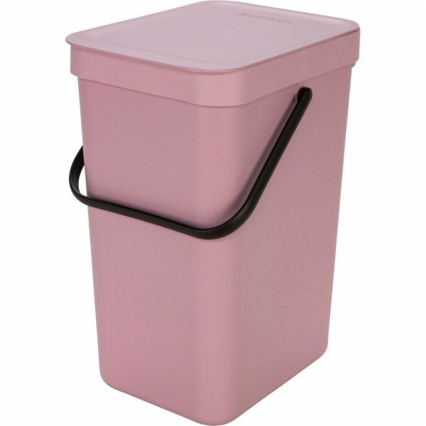 Brabantia Sort &amp; Go Waste Bin  Lilac Pink 12L