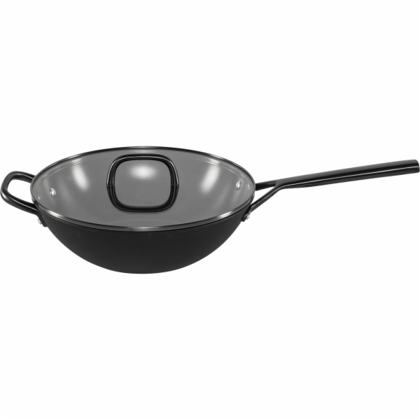 ZWILLING Milano Wok with  Glass Lid 30 cm, Black
