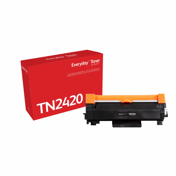 Xerox Everyday Black Toner ers.  Brother TN2420