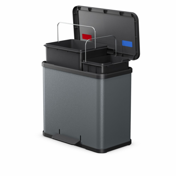 Hailo Öko duo Plus L  dark grey, matte