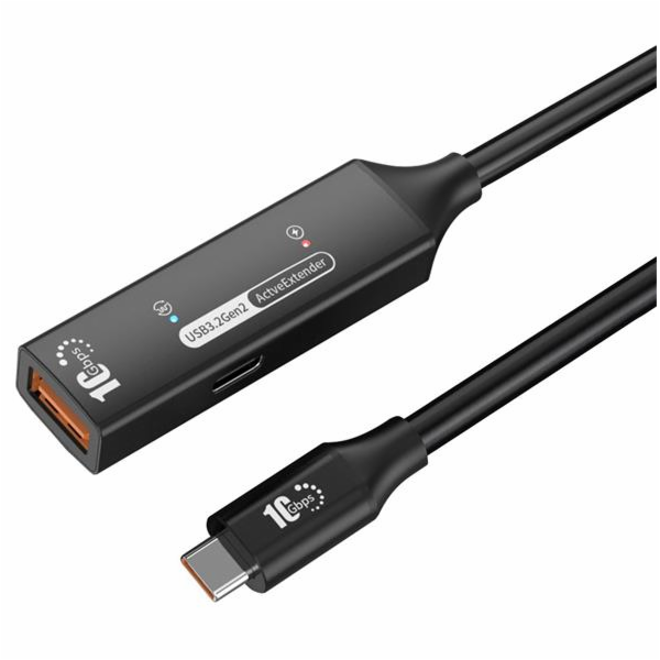 PremiumCord USB-A repeater + kabel USB-C, 7m