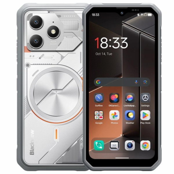 BLACKVIEW Rugged FORT100 LTE 6.56" WHITE,HD+ 1612x720,8+1...