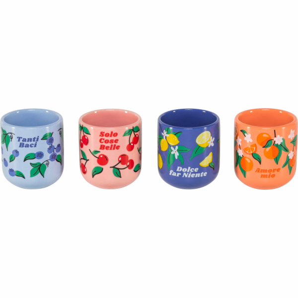 Bialetti Set 4 Bicchierini  mercato della frutta