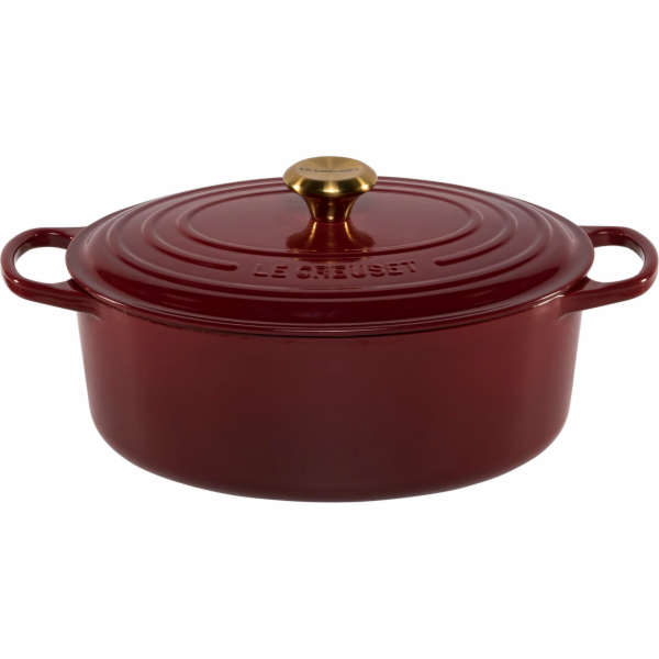 Le Creuset Signature Bräter  oval 31 cm garnet