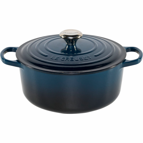 Le Creuset Signature Bräter  rund 26 cm nuit