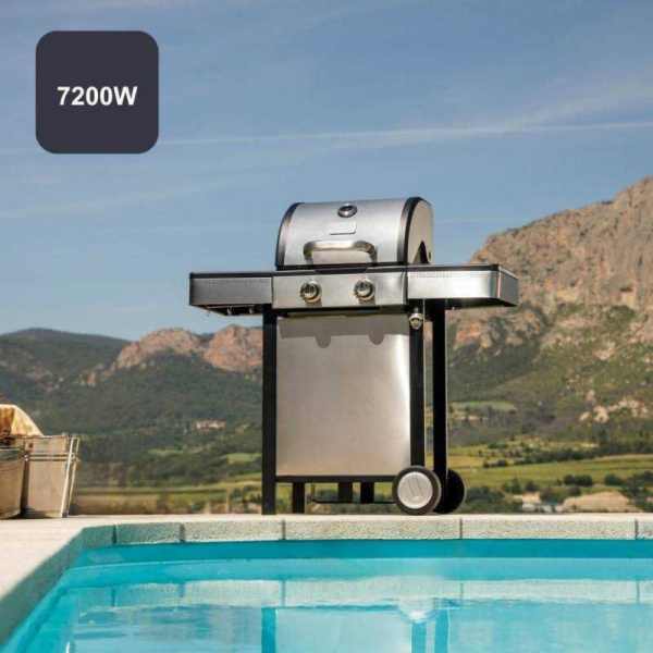 Plynový gril Black+Decker BXOG7200E, 2 hořáky x 3,6 kW