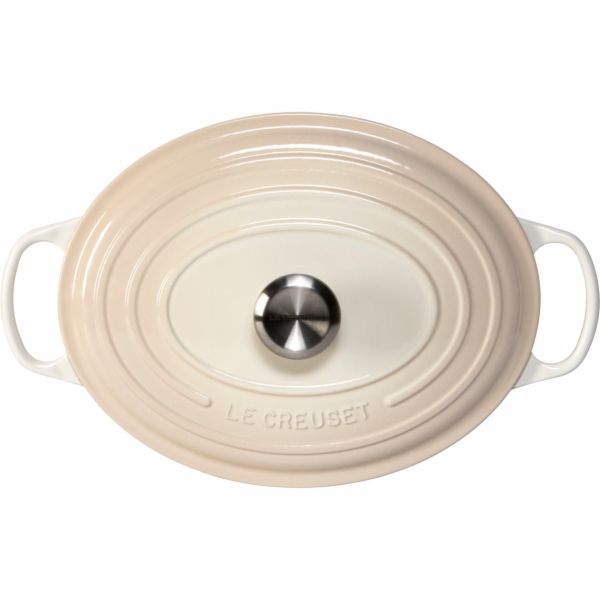 Le Creuset Signature Bräter  oval 31 cm Meringue