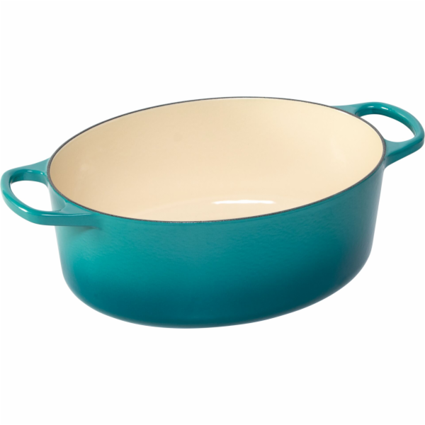Le Creuset Signature Bräter  oval 31 cm Bleu Riviera
