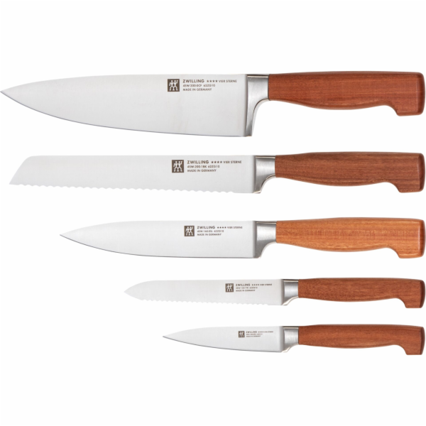 Zwilling Vier Sterne  Messerblock 6-tlg. braun