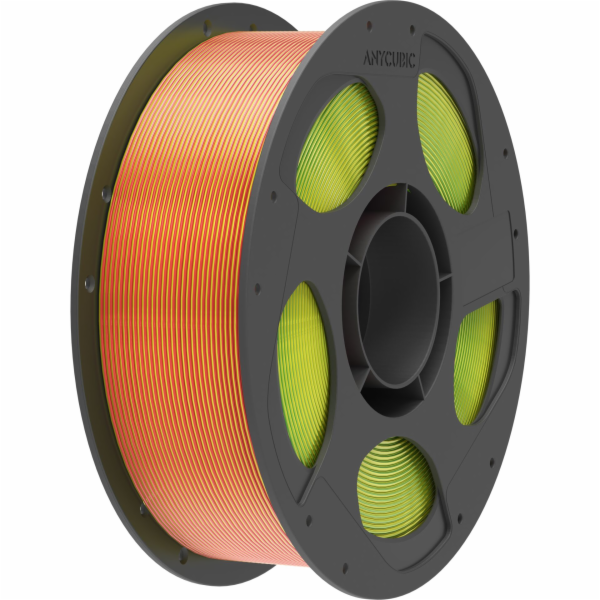 Anycubic PLA Silk Filament  Tri-Color: Red Yellow Green