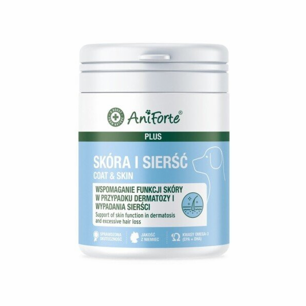 ANIFORTE Skin and coat - doplňky stravy pro psy - 90 tablet