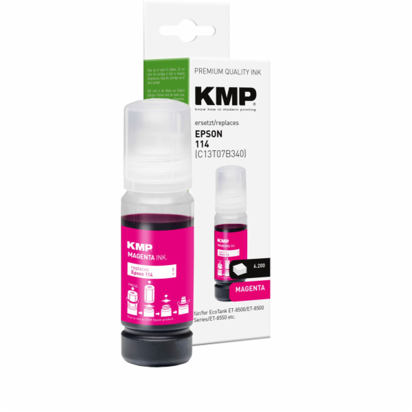 KMP Tintentank magenta  ersetzt Epson 114 T 07B3 70 ml