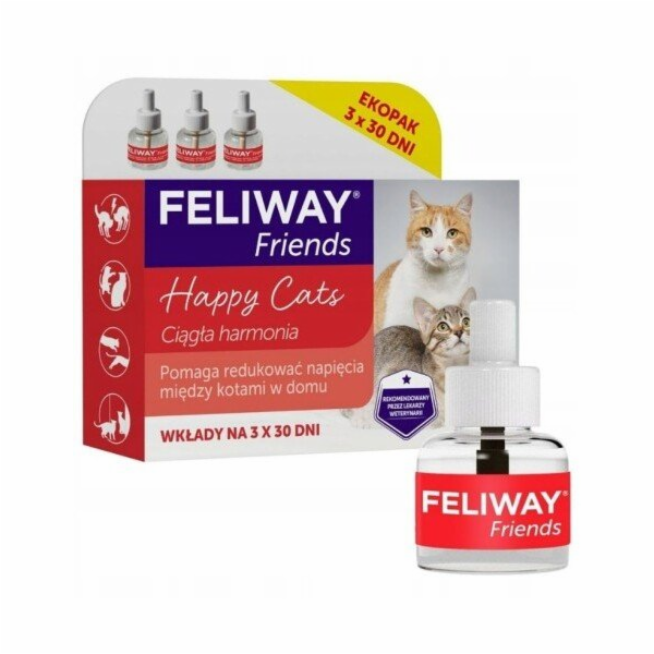 CEVA Feliway Friends - náplň - 3x48ml