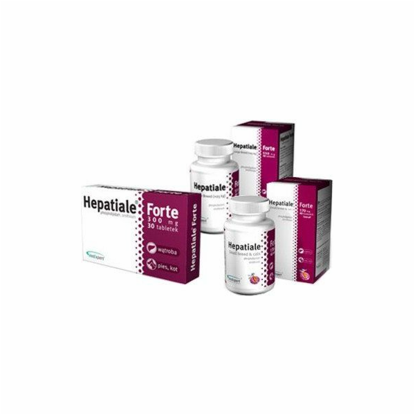 VETEXPERT Hepatiale forte Small breed - doplňky stravy pr...
