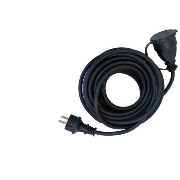 Prodlužovací kabel do dílny s 1 zásuvkou, pryž odolná pro...