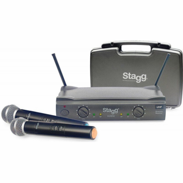 Stagg SUW 50 MM FH EU Bezdrátový systém UHF Černý