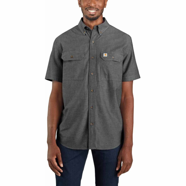 Košile Carhartt Midweight Chambray černá