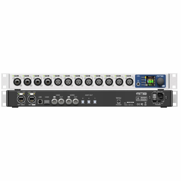 RME 12Mic - Mikrofonní předzesilovač s AVB a MADI
