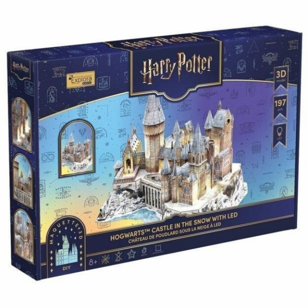 Cubicfun 3D puzzle Harry Potter Bradavický hrad LED