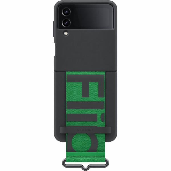 Silikonový kryt Samsung s kroužkem pro Galaxy Z Flip 4, č...