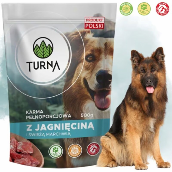 TURNA s jehněčím – vlhké krmivo pro psa – 500g