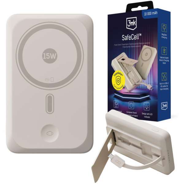 Powerbanka 3MK 3mk SafeCell 4 v 1 polopevná 22,5W vestavě...