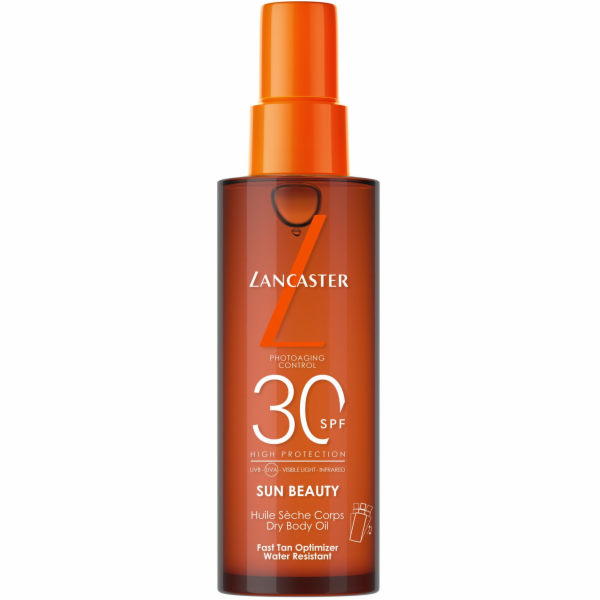 Lancaster Sun Beauty Fast Tan Optimizer Satin Dry Oil su ...