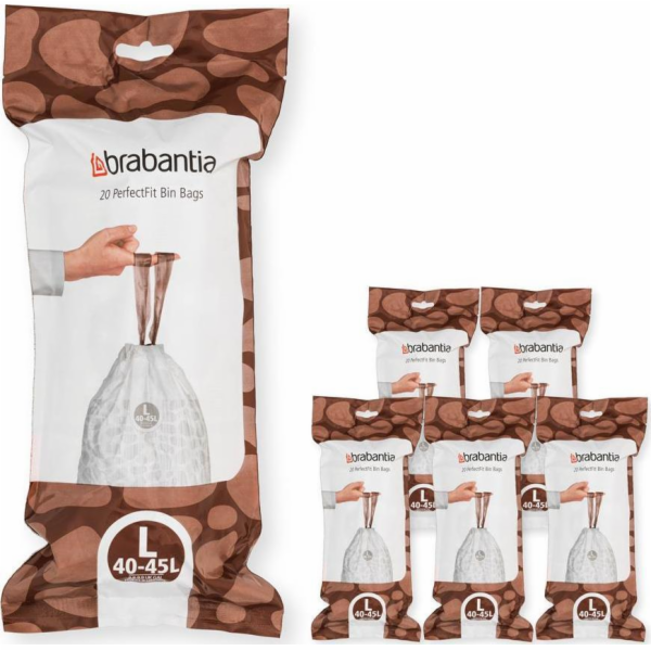 Brabantia PerfectFit pytle na odpadky velikost L 40-45L 1...