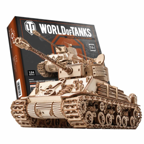 Little Story 3D dřevěná skládačka World of Tanks M4A3E8 S...