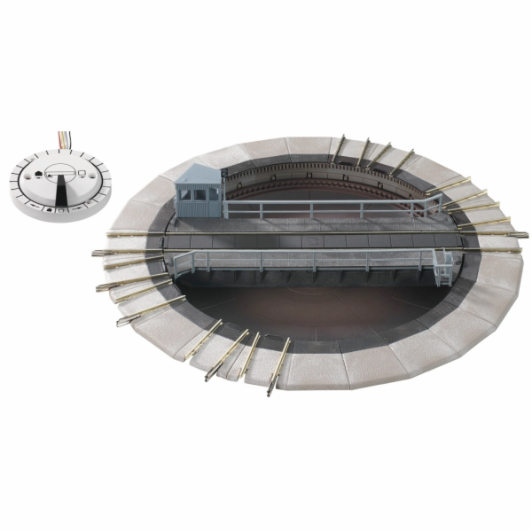 Fleischmann Elektrická točna s přepínačem 183 mm - 6154