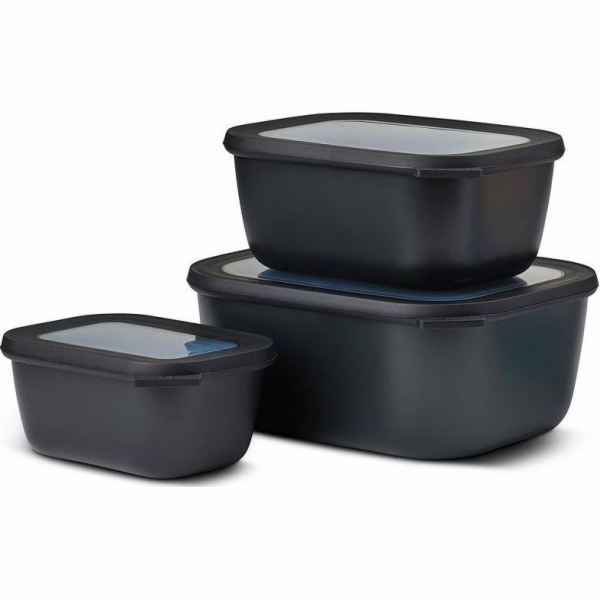 Mepal Cirqula Multischüssel-Set  3-tlg, nordic black