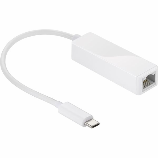 Goobay Adaptér USB-C - RJ-45 bílý (66255)