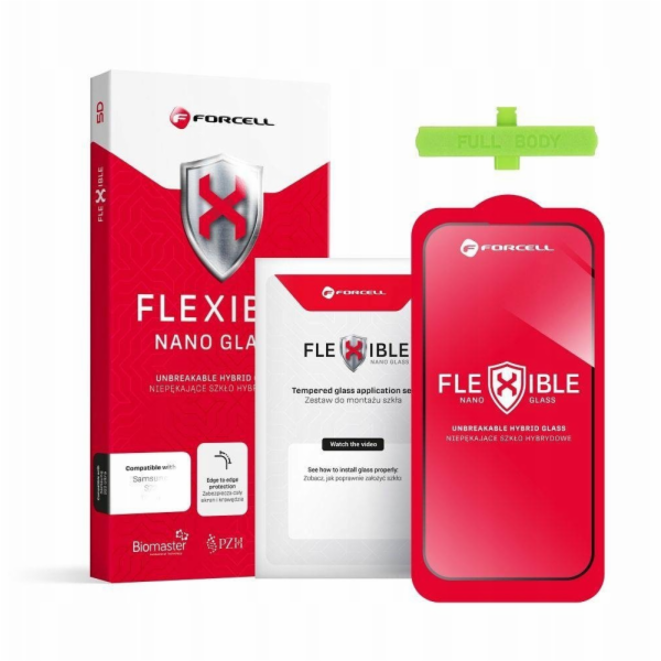 ForCell Hybridní sklo pro Samsung A57 5G Flexible 5D černé