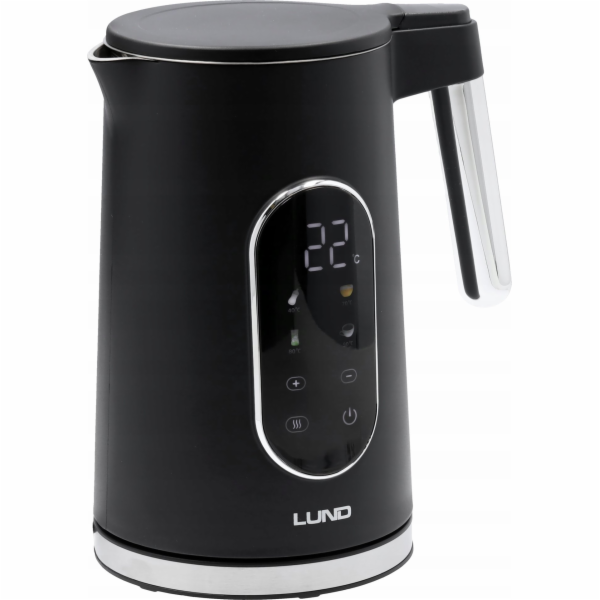 Toya LUND Elektrická konvice 1,7 l REG.TEMP černá [kód pr...