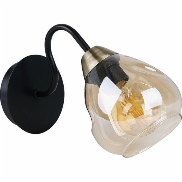 Candellux Nástěnná lampa Černo-zlatá nástěnná lampa z kou...