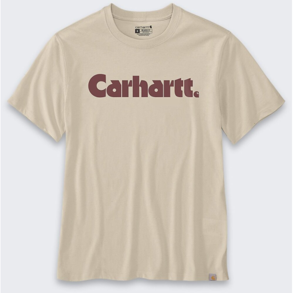 Carhartt Tričko s logem Carhartt a ovesným mlékem