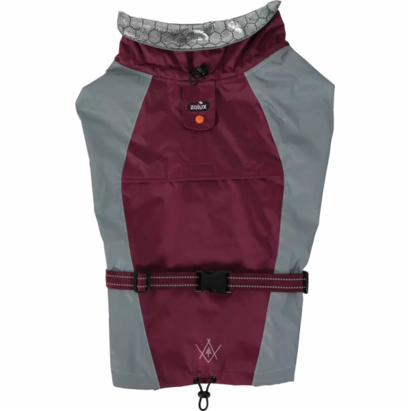 Zolux ZOLUX BIVOUAK Větruodolná bunda pro psy 70 cm červená