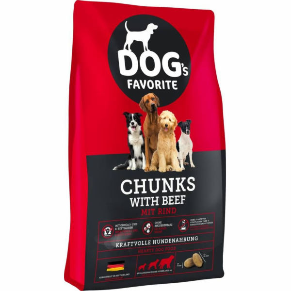 Happy Dog Happy Dog Oblíbené hovězí krmivo pro psy 15 kg