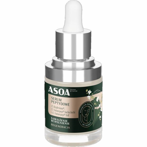 Asoa peptidové sérum s 12% koncentrací peptidů, 30 ml