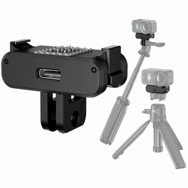 JJC Adaptér Rychloupínací držák pro Gopro 1/4 USB-C nabíj...