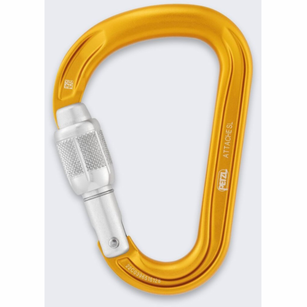 Petzl Karabina Attache ScrewLock ŽLUTÁ